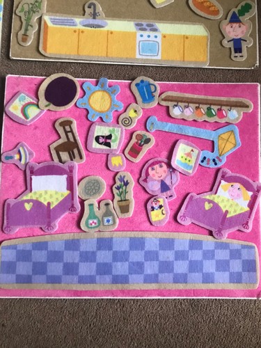 Fuzzy felt sets from 2014 - felt, x3